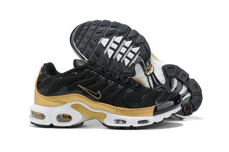 Nike Air Max Plus 'Black Metallic Gold' - SleekGait