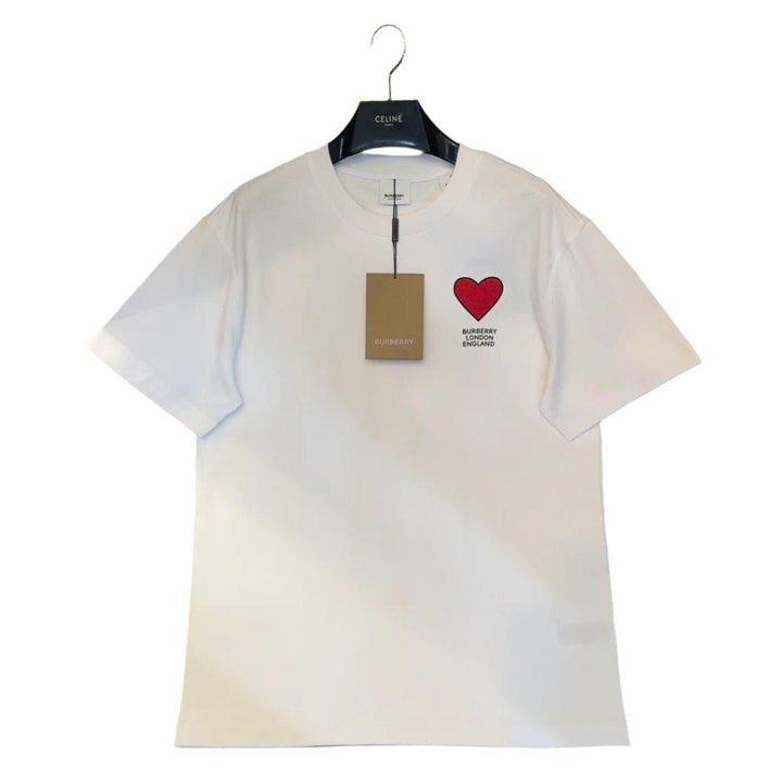 Burberry T-Shirt Without Collar 'White' - SleekGait