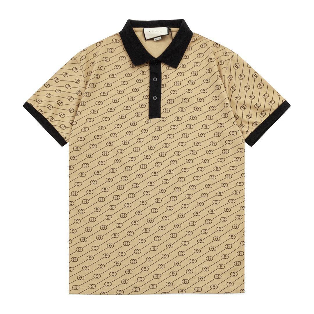 Gucci Beige T-shirt with a collar - SleekGait