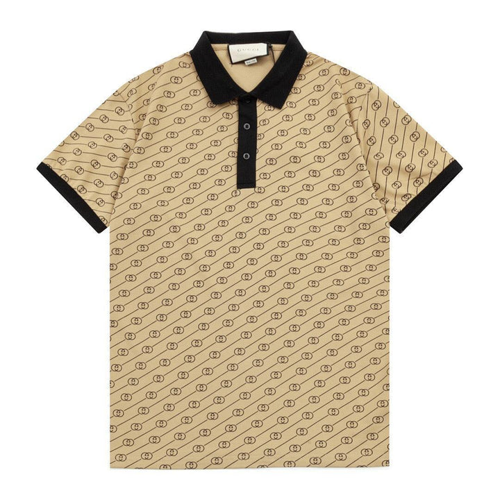 Gucci Beige T-shirt with a collar - SleekGait