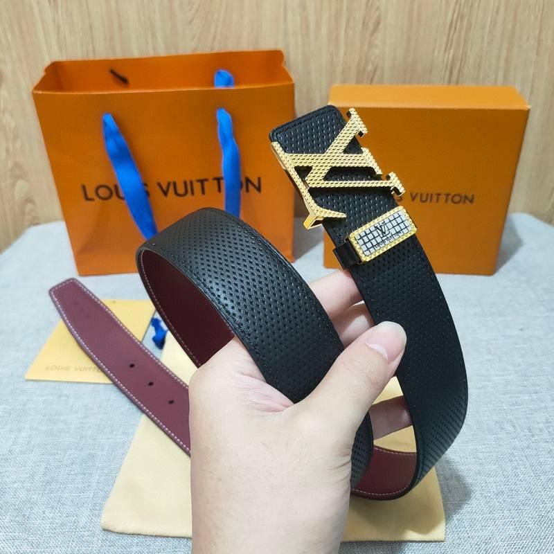 Louis Vuitton Belt 'Black/Red'