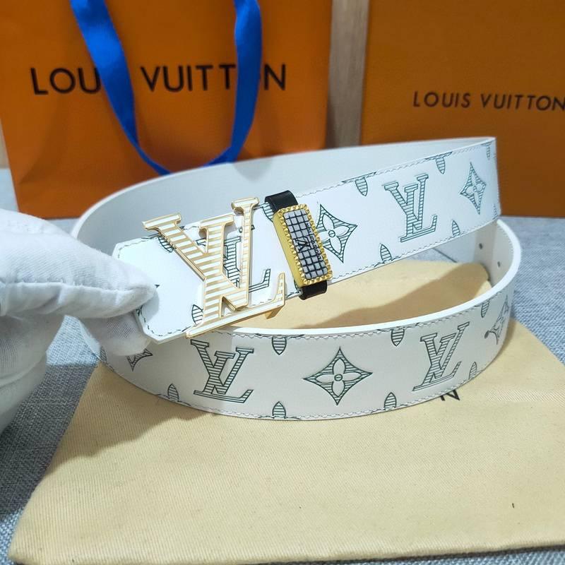 Louis Vuitton Reversible Belt 'White'