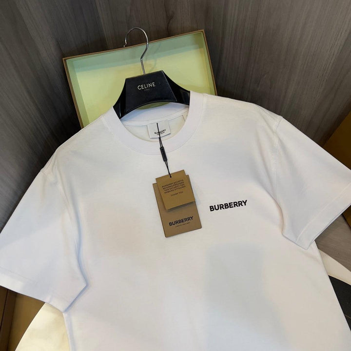 Burberry T-Shirt Without Collar 'White' - SleekGait