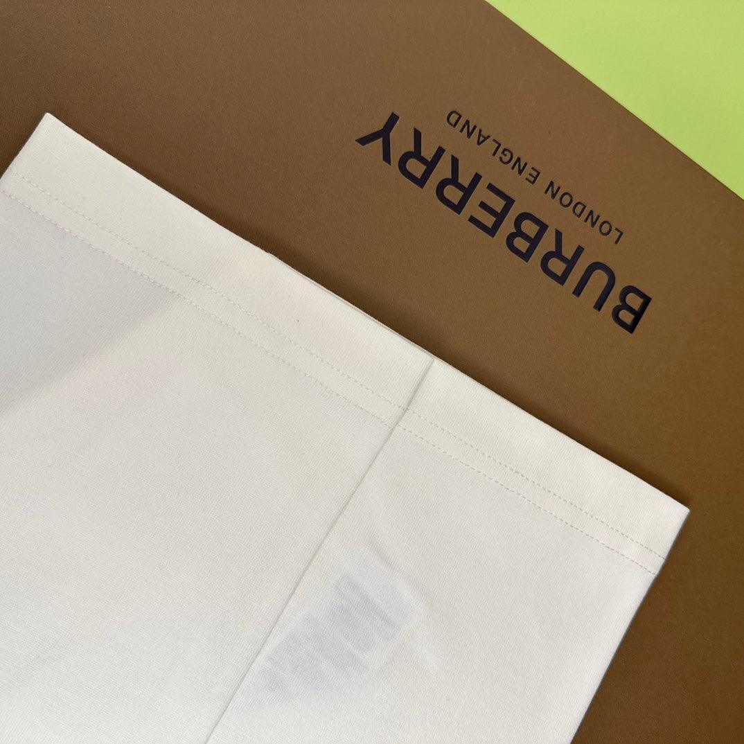 Burberry Cream T-Shirt Without Collar - SleekGait