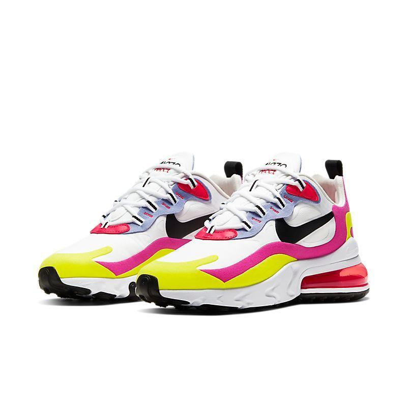 Nike Air Max 270 React 'White Pink Yellow' - SleekGait