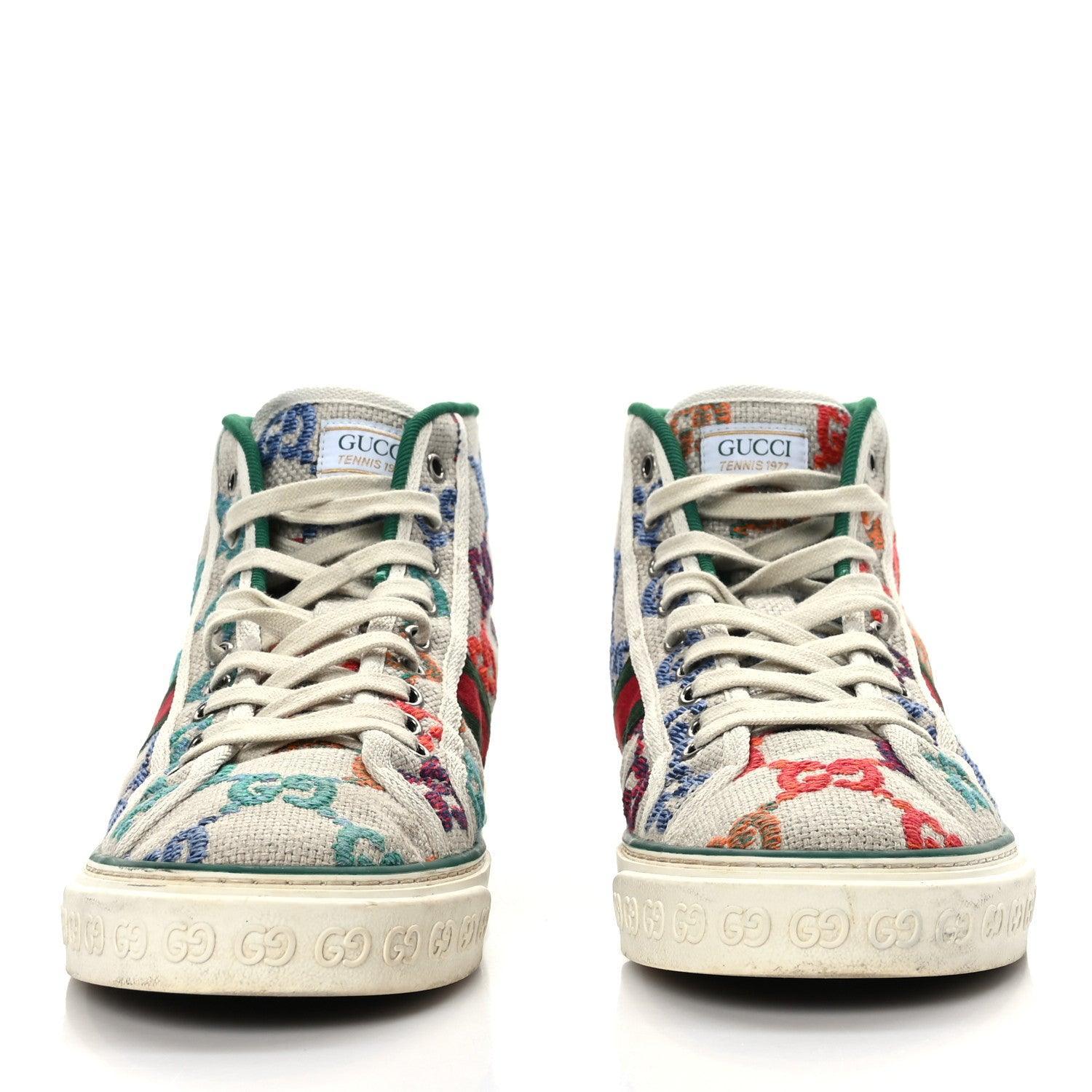 Gucci Tennis 1977 Canvas High Top - SleekGait