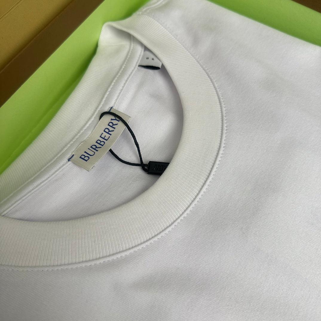 Burberry T-Shirt Without Collar 'White' - SleekGait