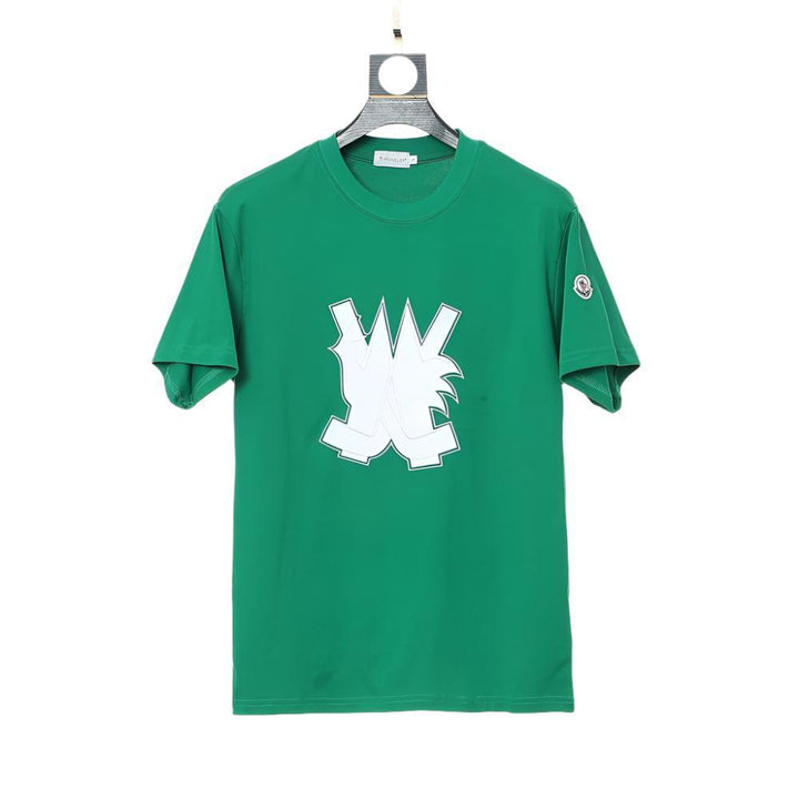 Moncler T-Shirt Without Collar 'Green'