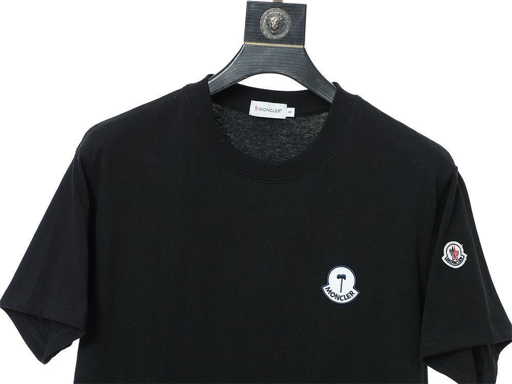Moncler T-Shirt Without Collar 'Black' - SleekGait