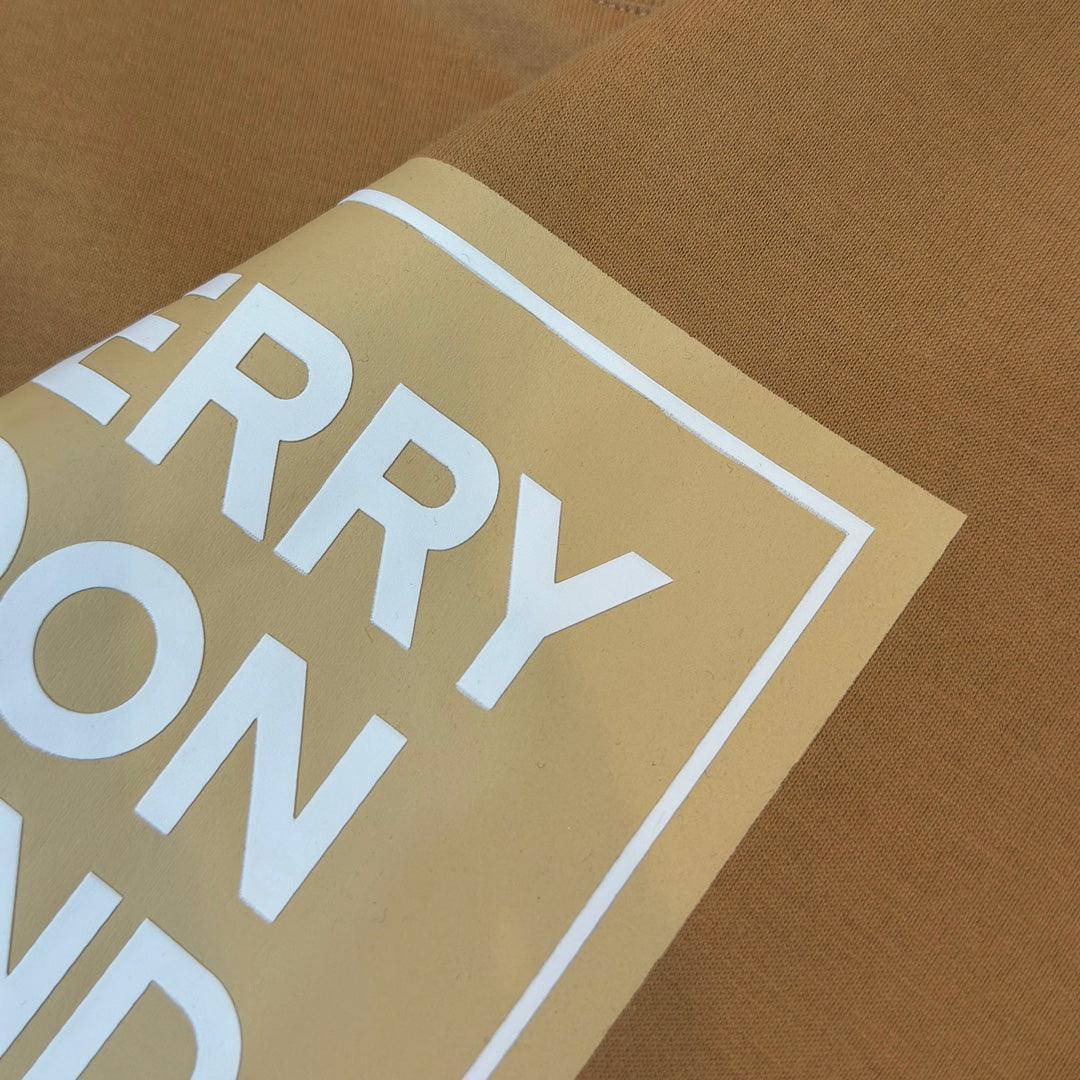 Burberry Brown & Beige T-Shirt Without Collar - SleekGait