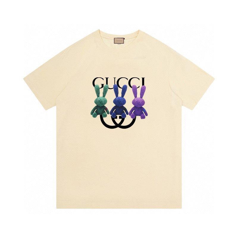 Gucci T-Shirt Without Collar 'Beige' - SleekGait