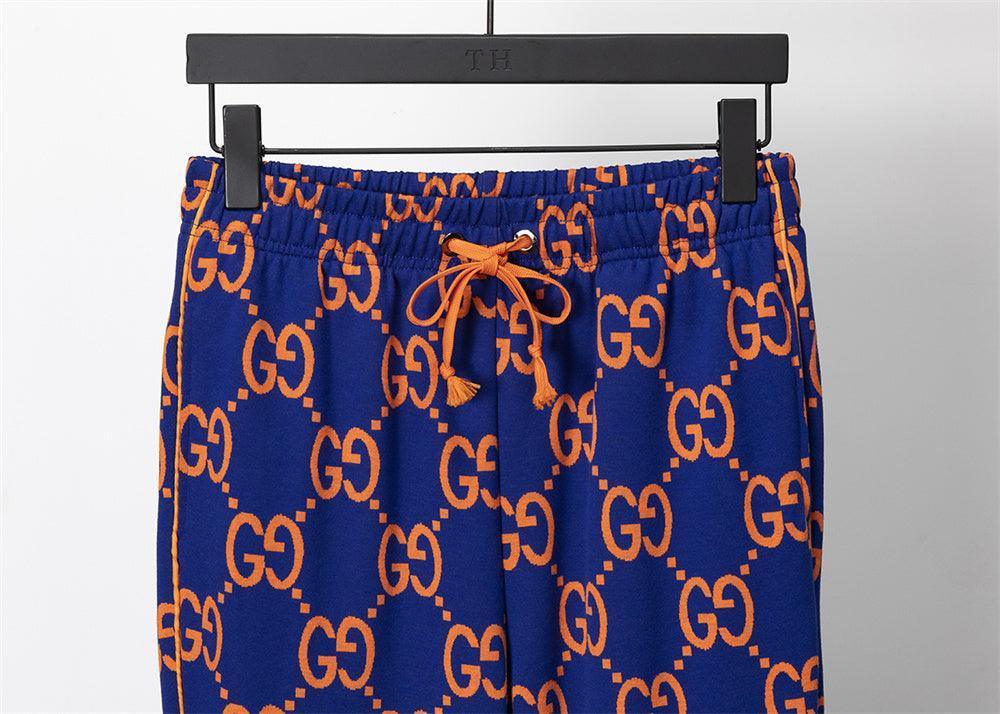 Gucci Long Pant 'Blue/Orange' - SleekGait