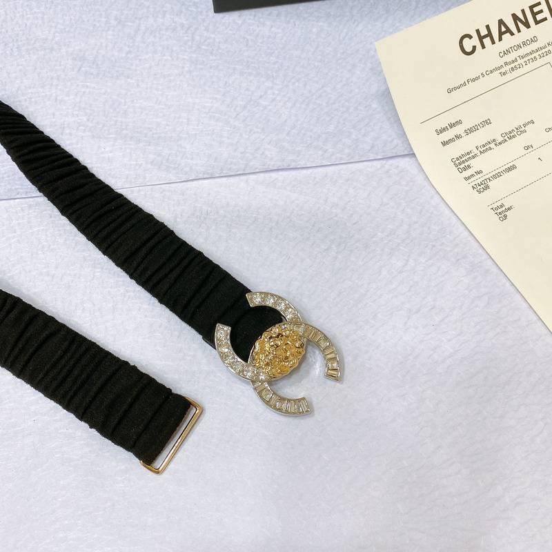 Chanel Leather Women’s Belt 'Black' - SleekGait
