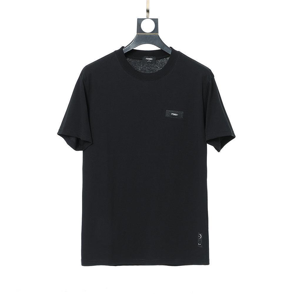 Fendi T-Shirt without Collar 'Black' - SleekGait