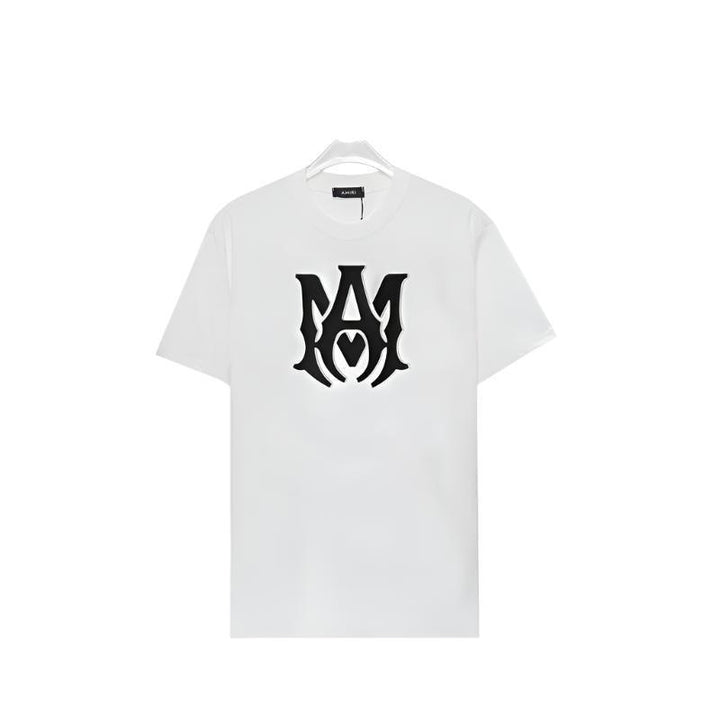 Amiri White T-Shirt Without Collar - SleekGait