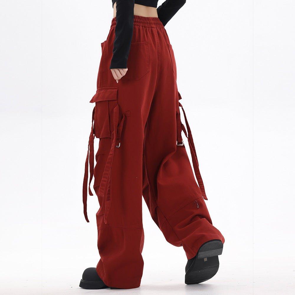 Fashion Loose Casual Wide Leg Mop Pants - SleekGait