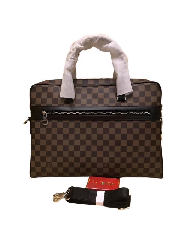 Louis Vuitton Brown Monogram Giant Empreinte Leather Onthego MM Men Bag - SleekGait