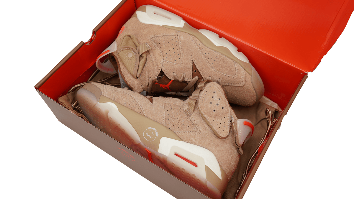 Air Jordan 6 Retro Travis Scott British Khaki - SleekGait