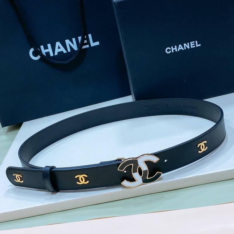 Chanel Women Logo Banding Belt 'Black' - SleekGait