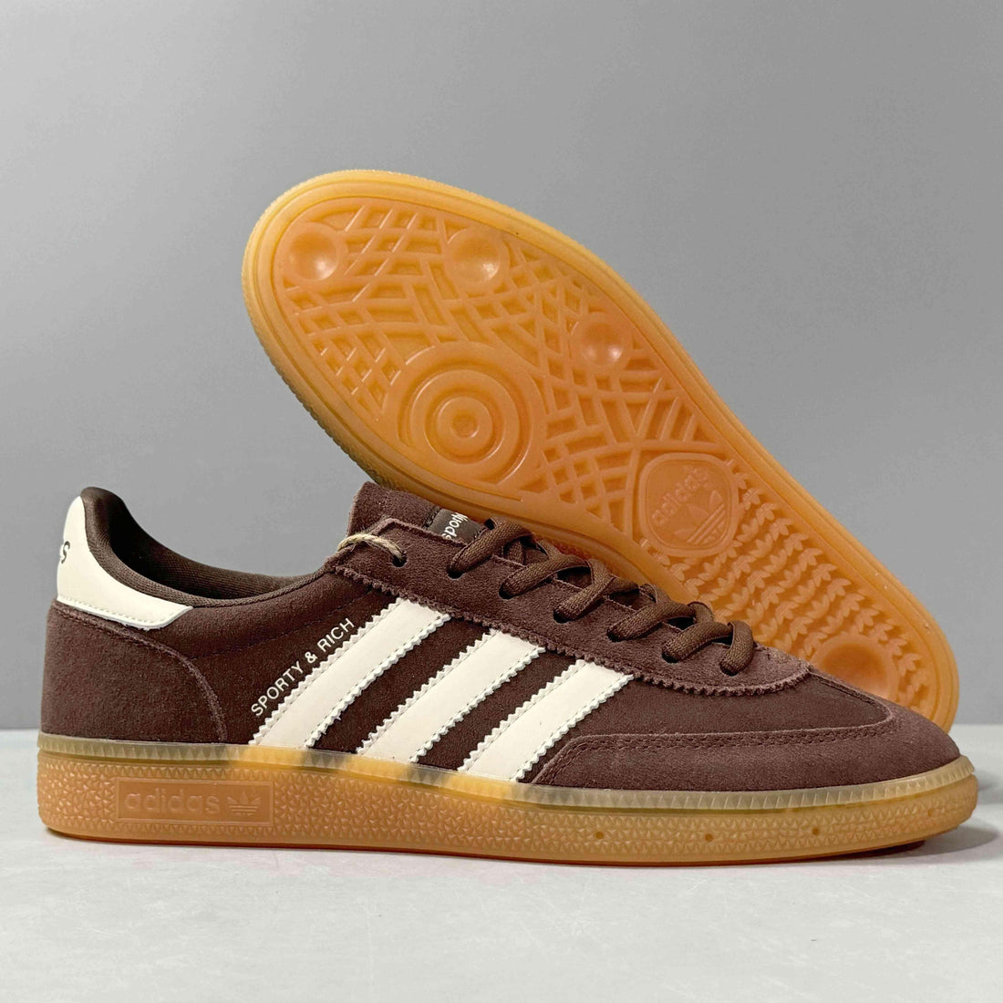 Adidas Originals Hamburg 'Sporty & Rich Brown' - SleekGait