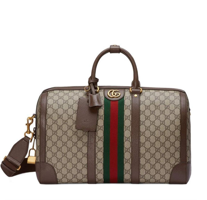 Gucci  Small GG Supreme Savoy Duffle Bag