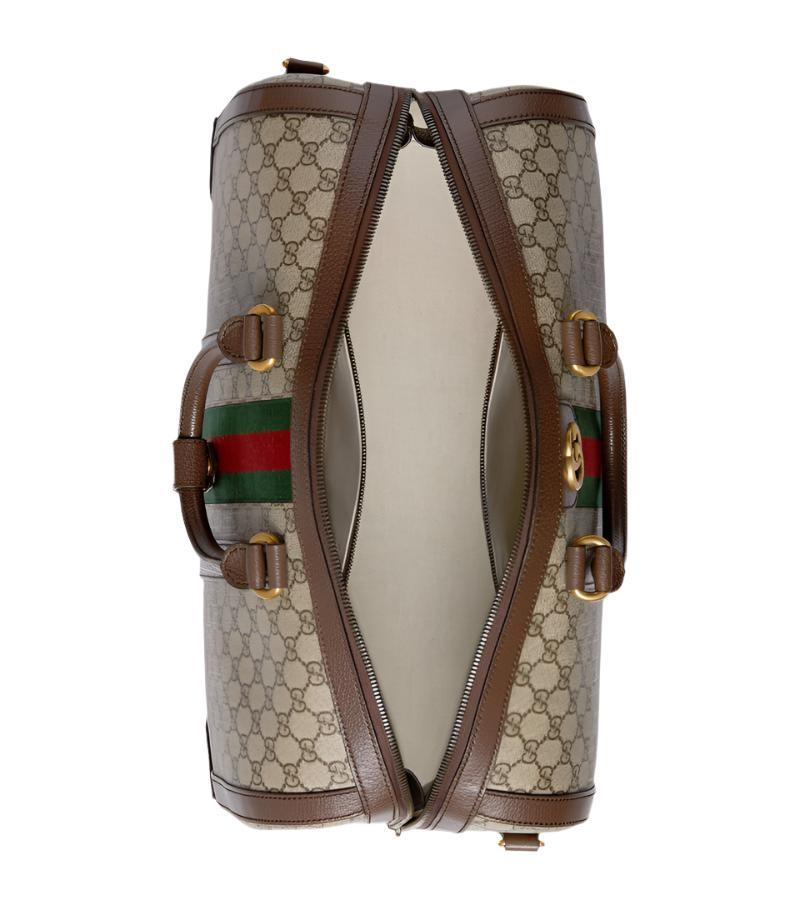 Gucci  Small GG Supreme Savoy Duffle Bag