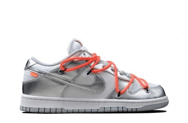 NIKE DUNK SB LOW X OFF WHITE “SILVER WHITE” - SleekGait