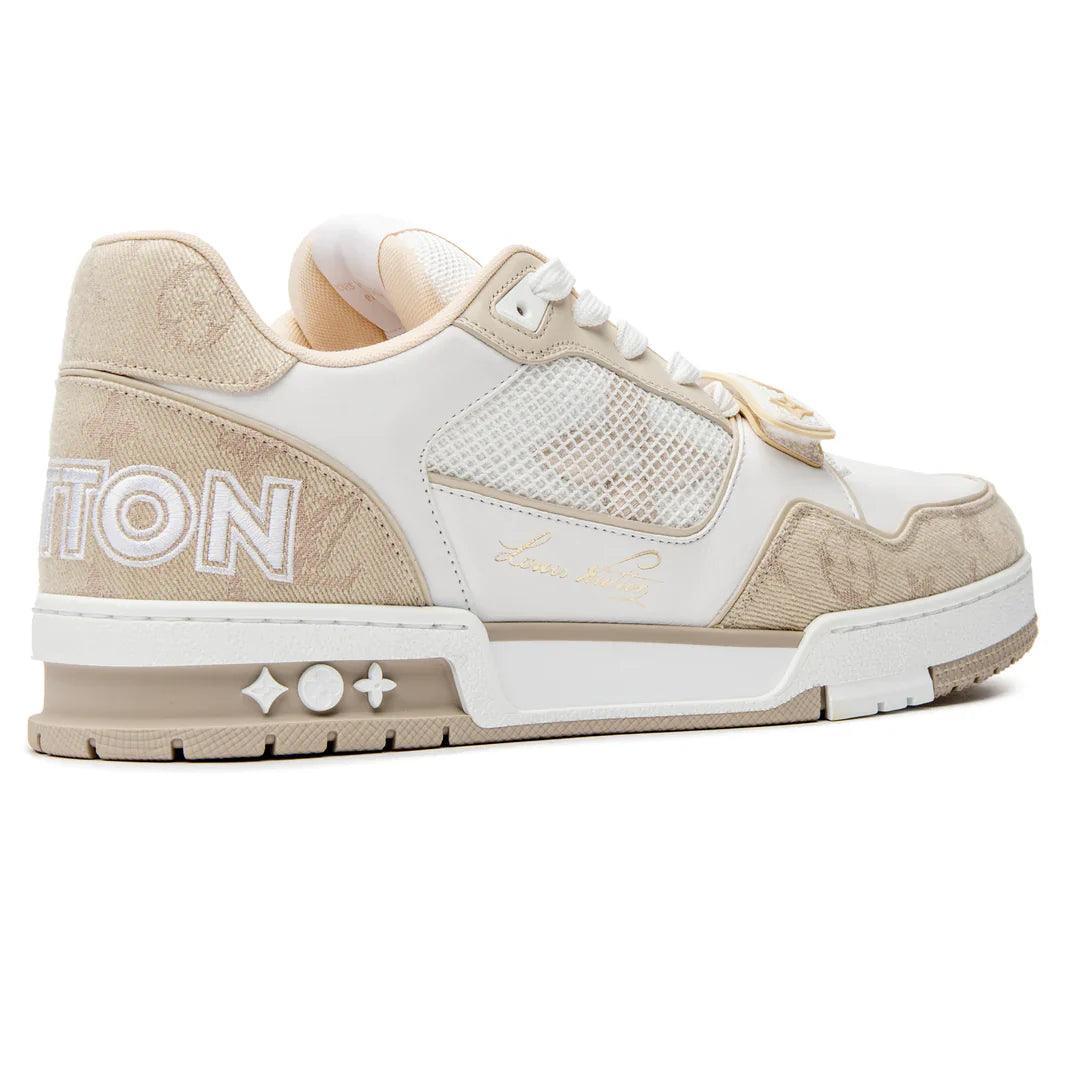Sneaker LV Trainer 'Beige' - SleekGait