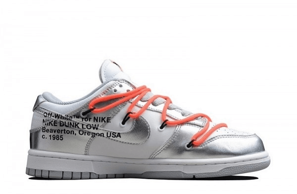 NIKE DUNK SB LOW X OFF WHITE “SILVER WHITE” - SleekGait