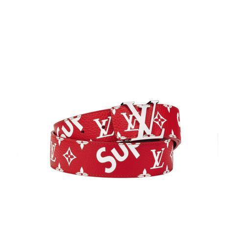 LOUIS VUITTON X SUPREME - LEATHER BELT - SleekGait
