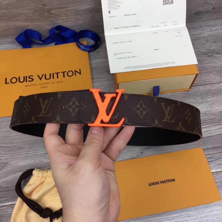 LOUIS VUITTON - LEATHER BELT - SleekGait