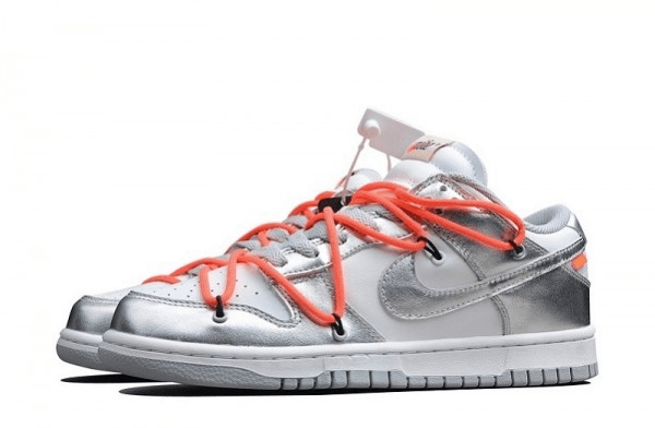 NIKE DUNK SB LOW X OFF WHITE “SILVER WHITE” - SleekGait