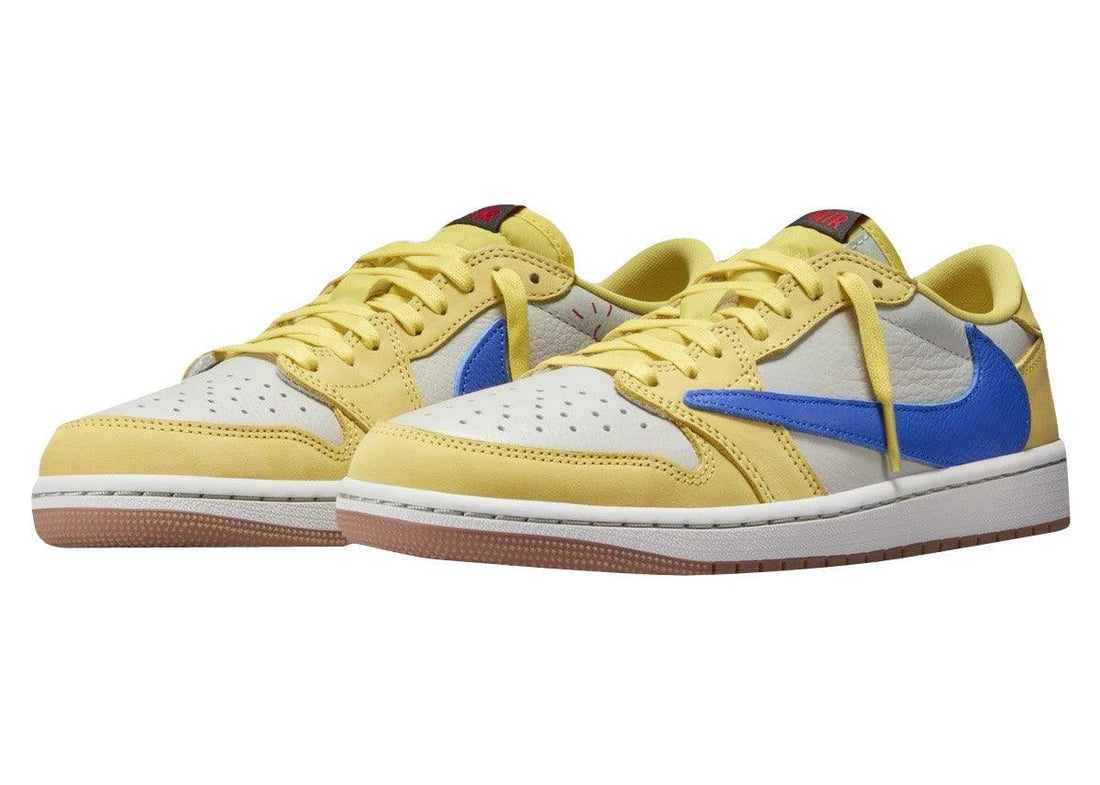 Travis Scott x Air Jordan 1 Low OG WMNS Canary - SleekGait