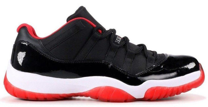 AIR JORDAN 11 RETRO LOW BLACK AND RED - SleekGait