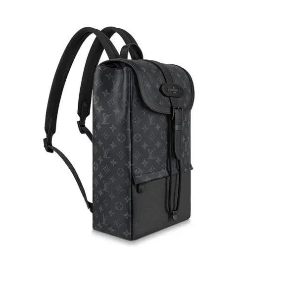 Louis Vuitton Backpack Rucksack Black Monogram Eclipse Canvas Leather