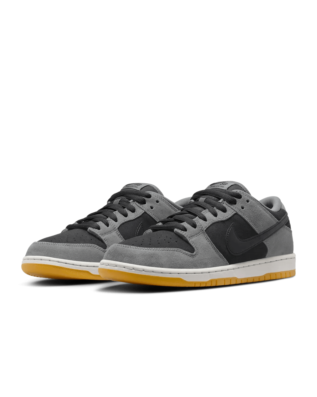 Nike SB Dunk Low Pro Black and Smoke Grey - SleekGait
