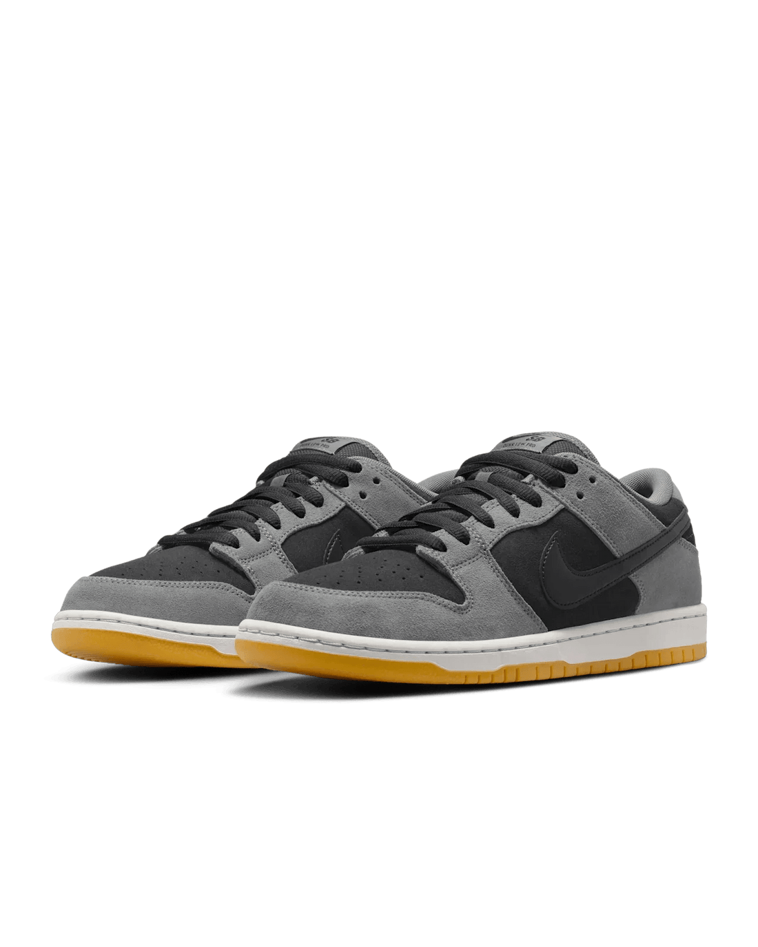 Nike SB Dunk Low Pro Black and Smoke Grey - SleekGait