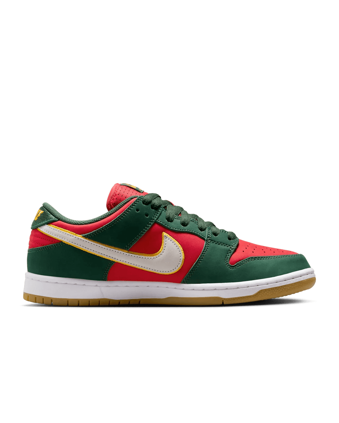 Nike SB Dunk Low. Fir and Fire Red - SleekGait