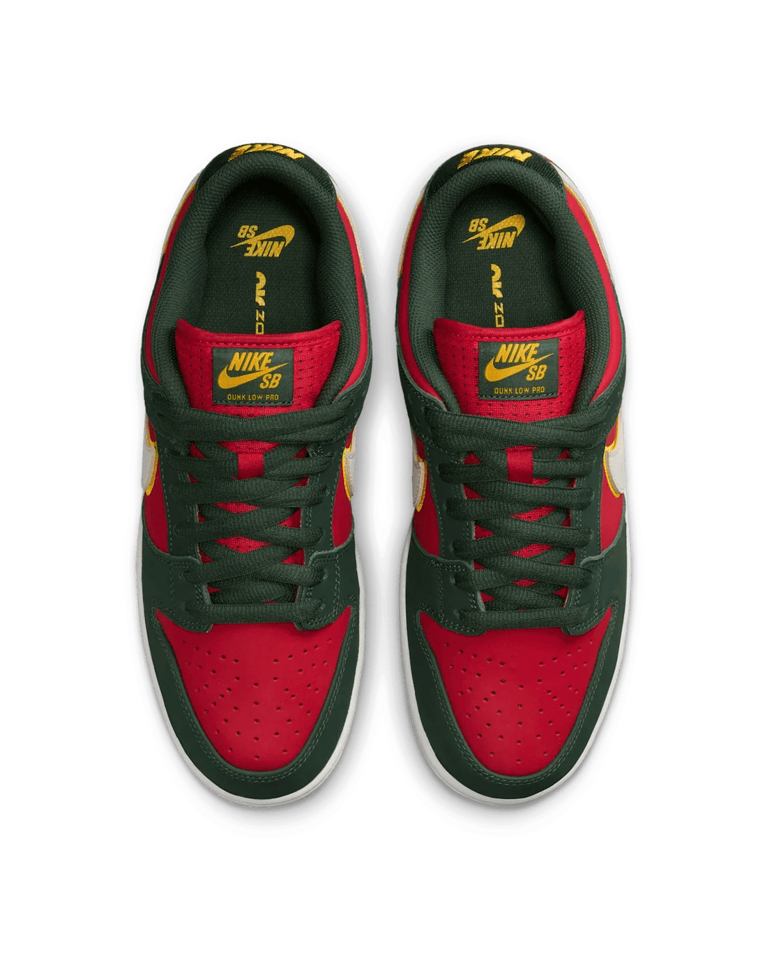 Nike SB Dunk Low. Fir and Fire Red - SleekGait