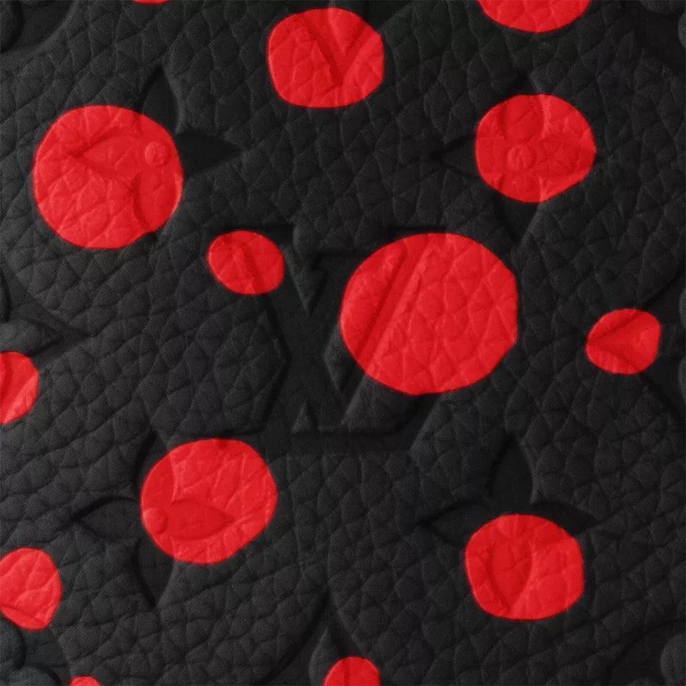 Louis Vuitton X YK Keepall 50 - Kusama Black with Red Spots - SleekGait