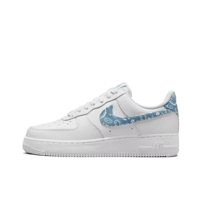 Nike Air Force 1 Low 07 'Essential White Worn Blue Paisley' - SleekGait