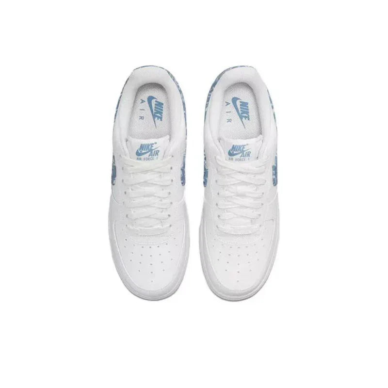 Nike Air Force 1 Low 07 'Essential White Worn Blue Paisley' - SleekGait