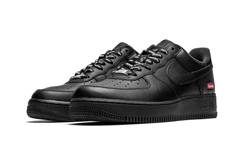 Nike Air Force 1 Low Black Supreme - SleekGait