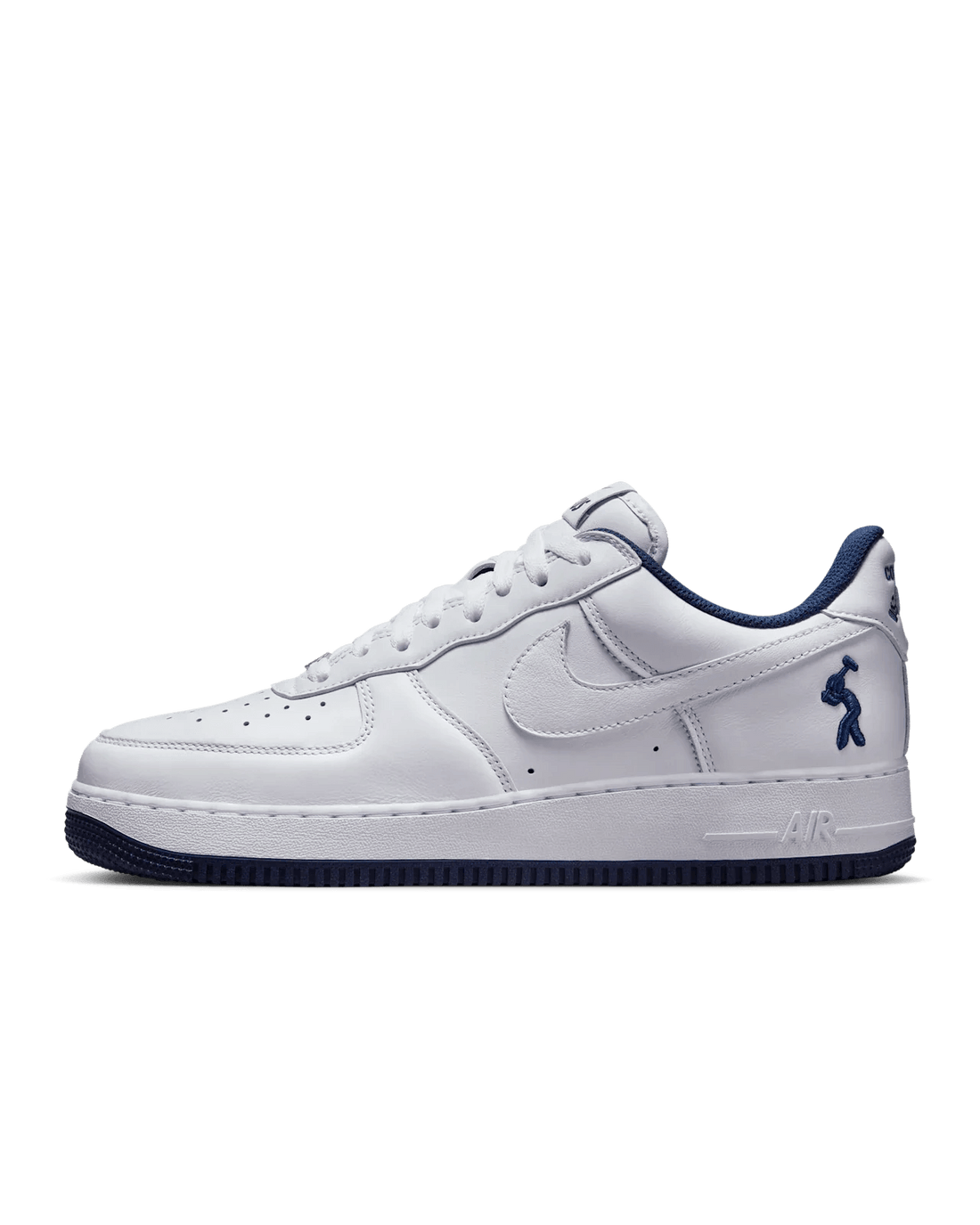 Nike Us Force 1 White and Midnight Navy - SleekGait