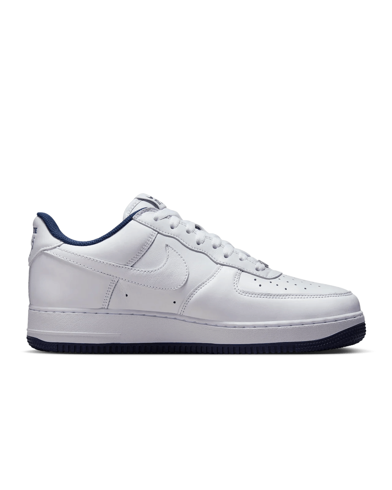 Nike Us Force 1 White and Midnight Navy - SleekGait